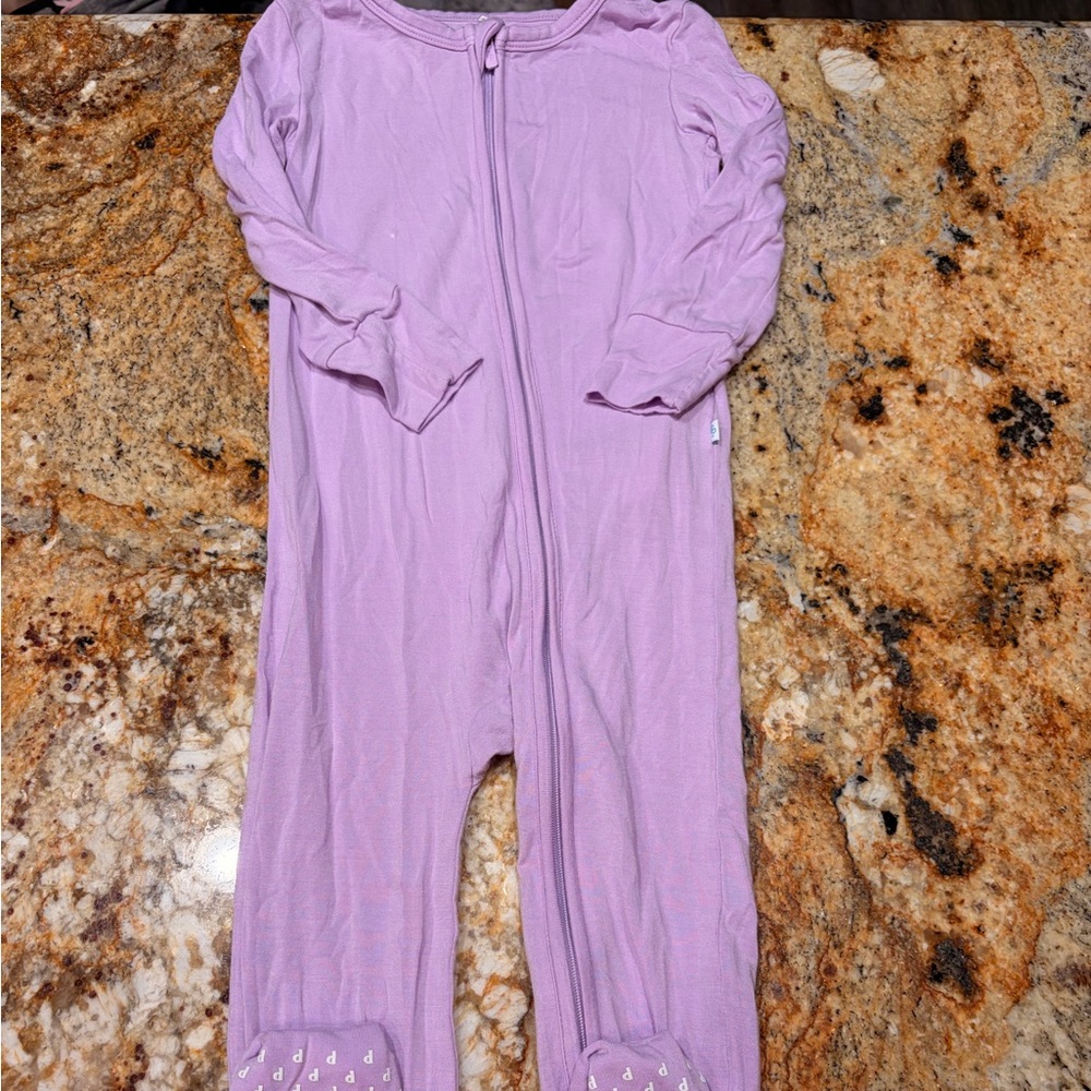 Posh Peanut Lavender Kids One Piece Footie